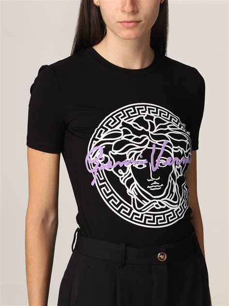 versace t-shirt women's|versace shirts cheap for women.